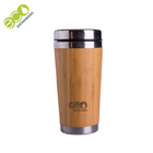 450ML BPA Free 304 stainless steel bamboo mug