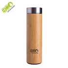 500ml Stainless Steel Bamboo Drinking Bottle