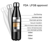 Straight Thermos Double Wall Vacuum Insulated Cola Shaped Bottle