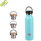 Customized Double Wall Stainless Steel Vacuum Insulated Bottle with Powder Coated Painting