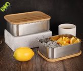 800ml Bamboo Lunch Box Soup Storage Containers