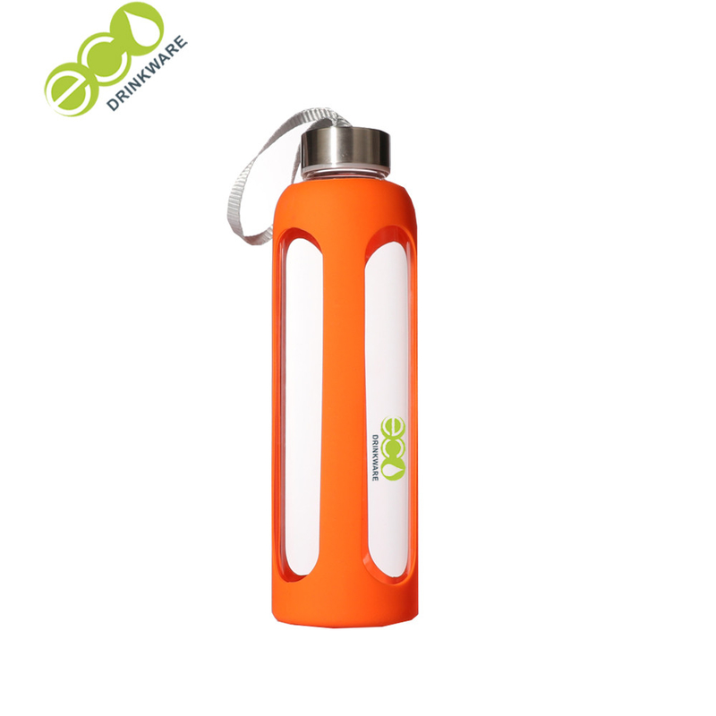 GA5020 Outdoor Hiking Single Wall Water Bottle With Silicone Sleeve